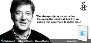 Stephen Fry on #PoemsMenCry